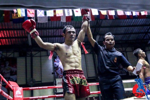 Thaiboxing fight- Kru SAM-Jaroenthong gym 2016.01.27